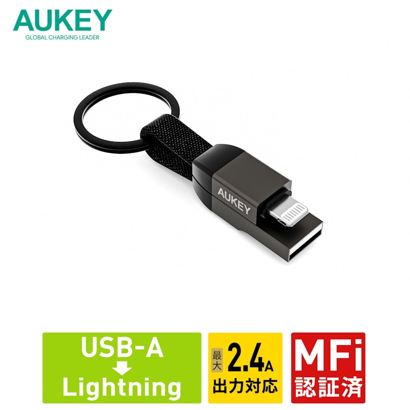 USB Type-A to Lightning ストラップ型ケーブル 1