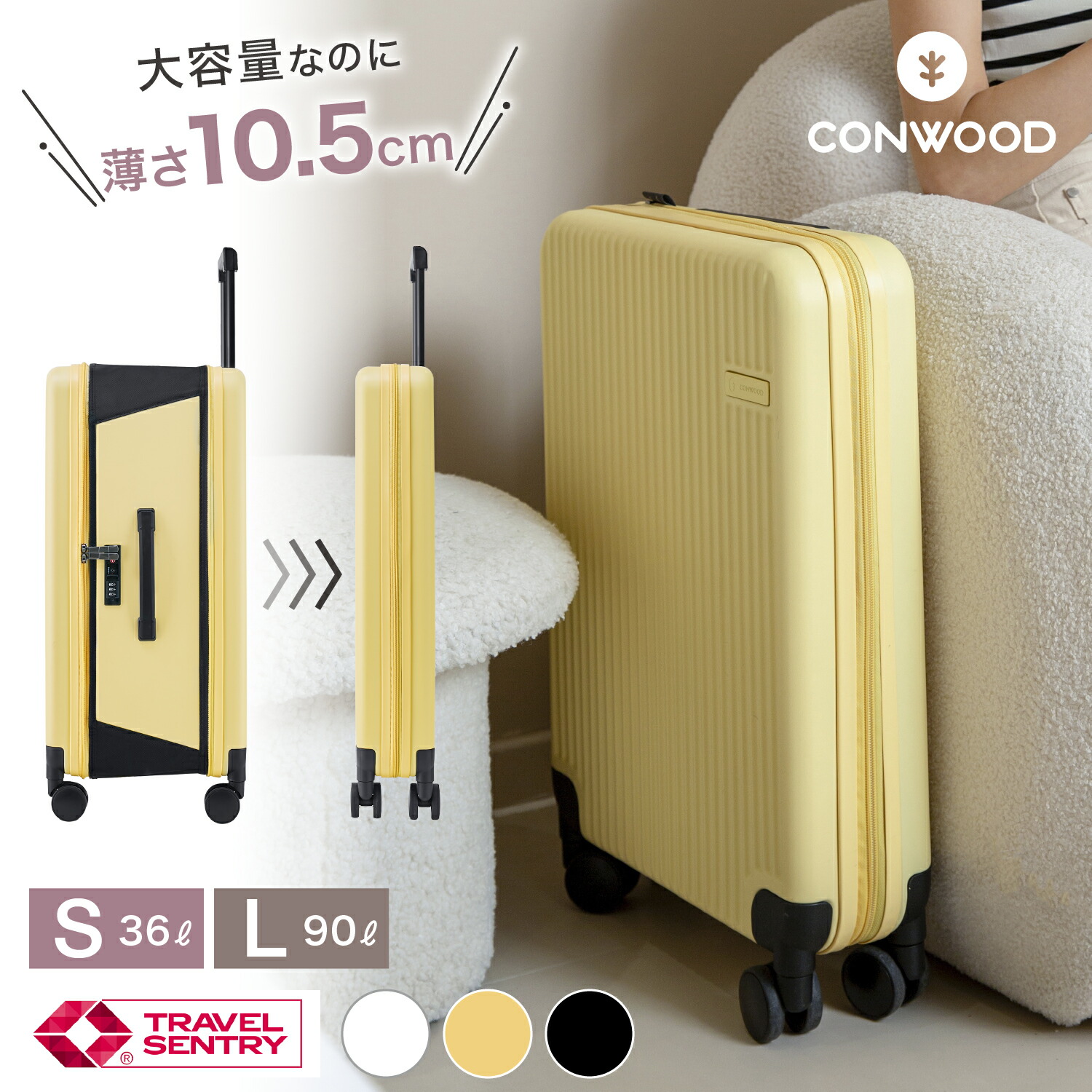 折りたたみ スリムスーツケース 1