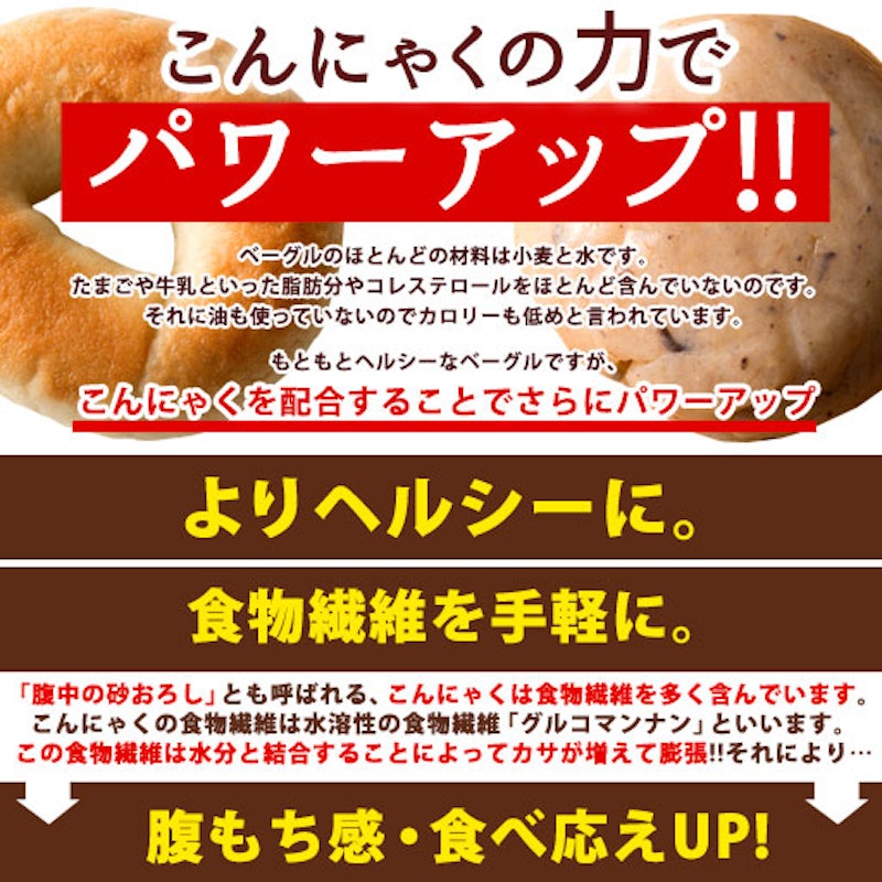こんにゃくベーグル 4
