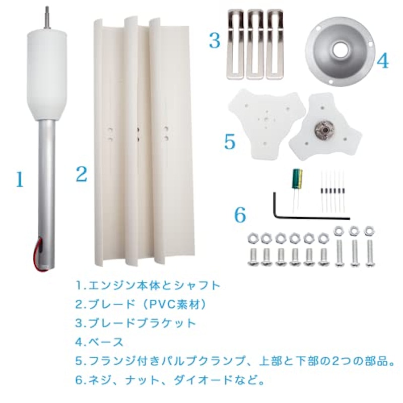 DIY垂直軸風力タービンモデル 3