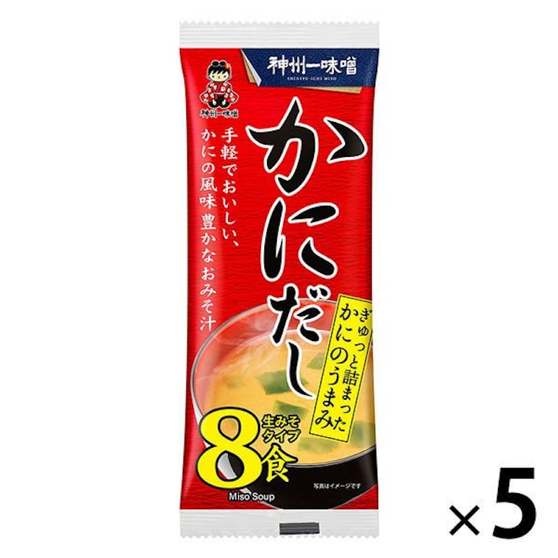 即席生みそ汁 かにだし 1