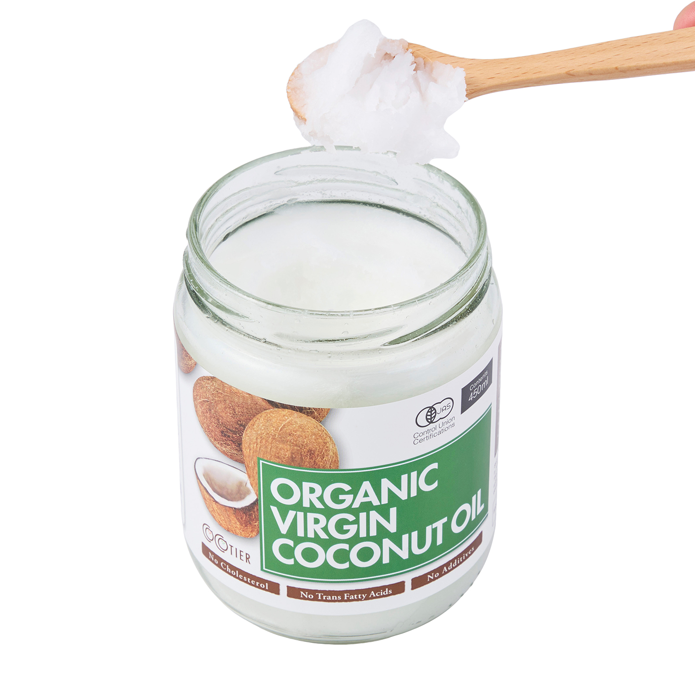 オーバーシーズ ココティエ オーガニック バージンココナッツオイルを