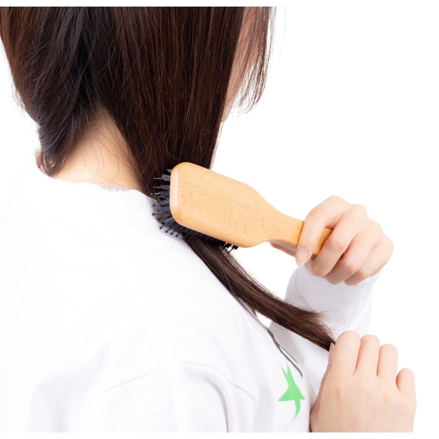 ブナ材ヘアブラシ ミックス毛 6