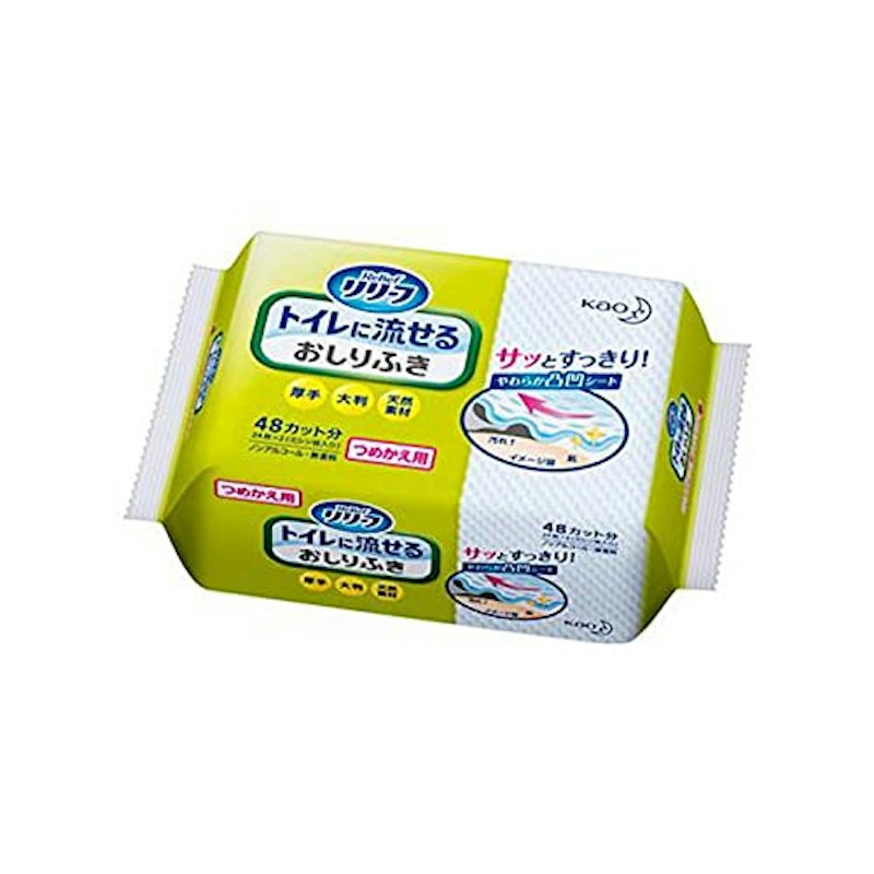 トイレに流せるおしりふき つめかえ用 1