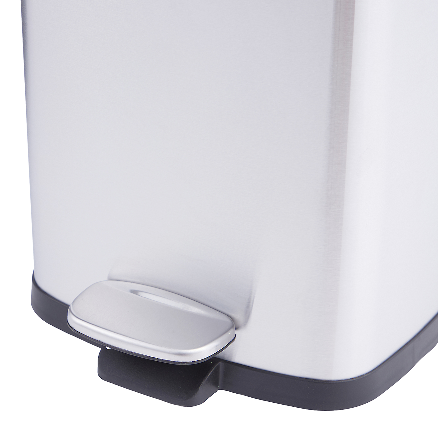 至極の逸品 ヨーロッパ式 高級 家庭用ゴミ箱 ステンレスしペダルを家具 住まい インテリア小物 輸入A3鋼板 手作り3DレリーフT35 ｜ ペダル式 中央開閉 ゴミ箱 ステンレス スリム