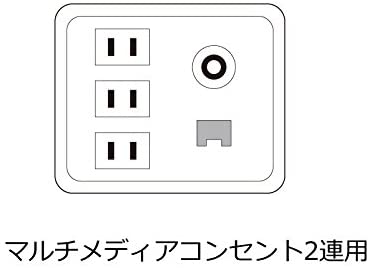 ベビーガード コンセントフルカバー2連R 3