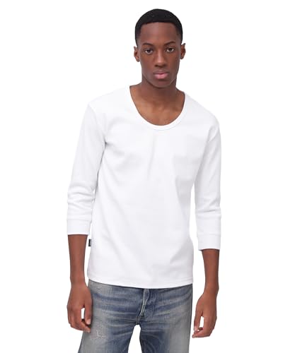 DAILY RIB 7分袖 TEE 1