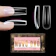 Novo Ovo Long Square Nail Tips NATURAL for Flat Nail Beds 1
