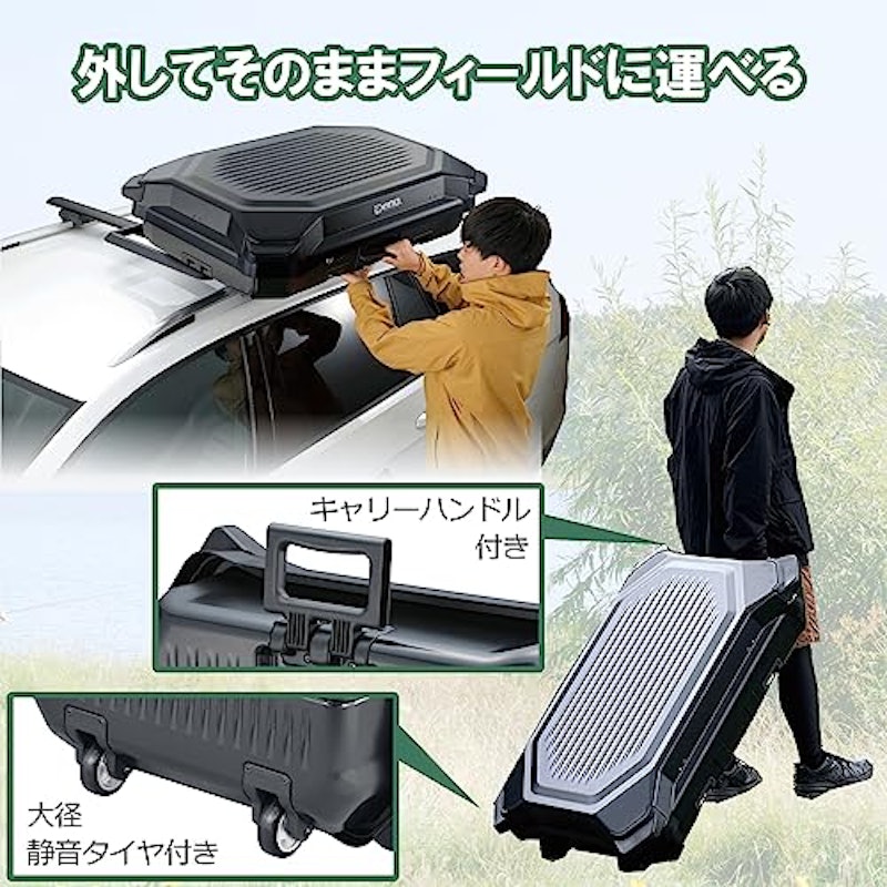 タイヤ付きルーフボックス 4