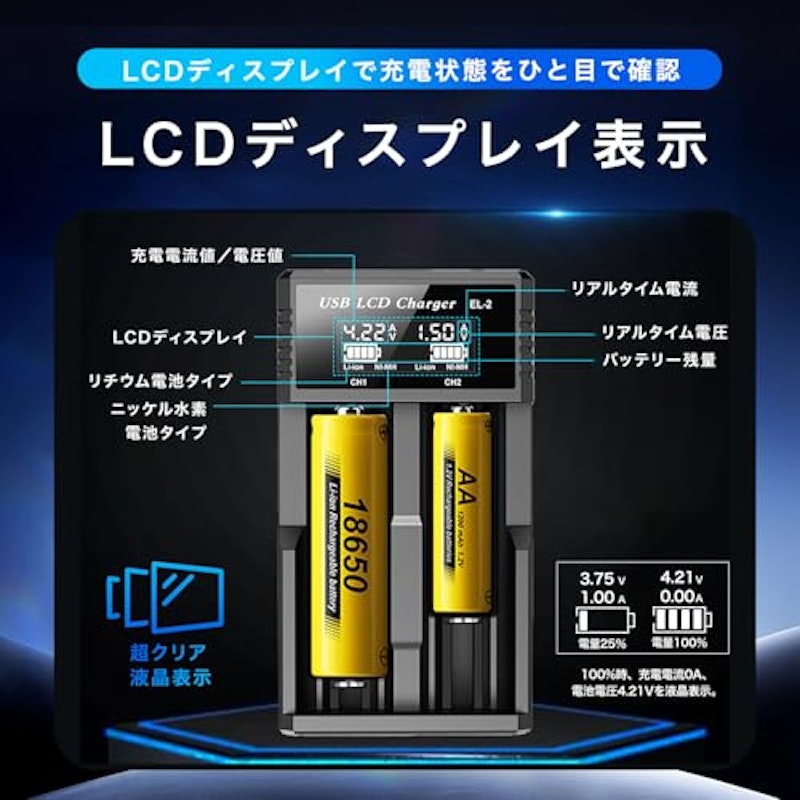 電池充電器 6