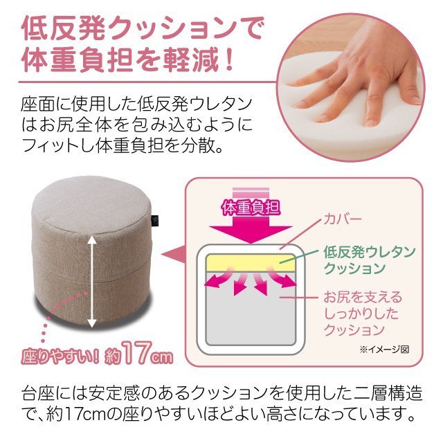 快適正座クッション 2