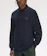 ヒットユニオン Textured Long Sleeve Polo Shirt/テクスチャー長袖ポロシャツ メンズ レディース ロゴ ワンポイント 長袖 ネイビー 1