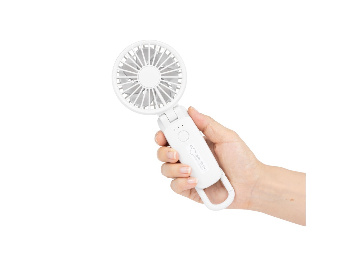 1個なら4,780円】リズム ハンディファン ライトグレー×2 1個なら4,780円】リズム ハンディファン ライトグレー×2