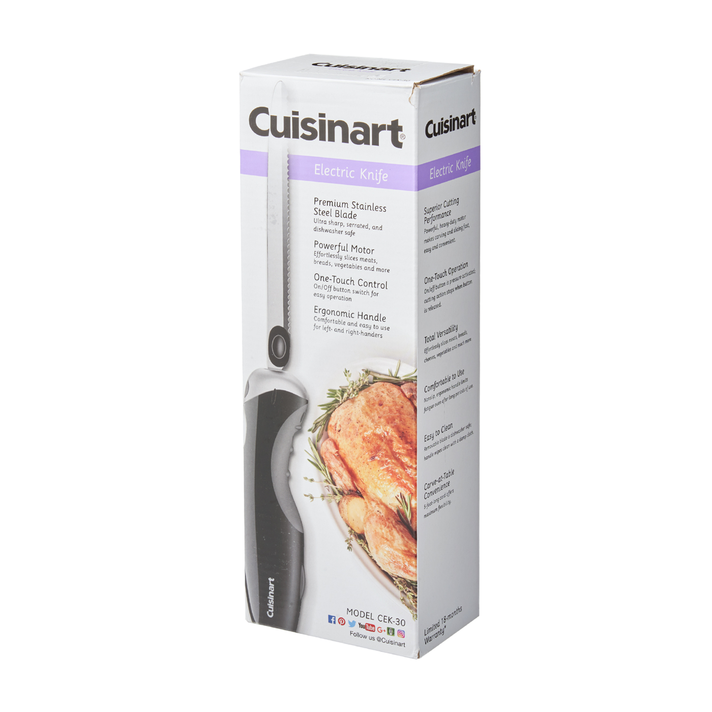 コンエアージャパン クイジナート 電動ナイフ CEK-30Jを検証レビュー