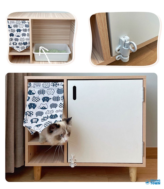 猫用トイレカバー 5