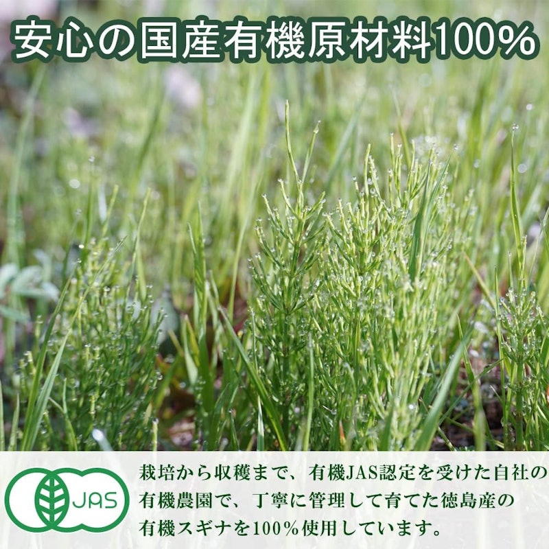 徳島産有機スギナ茶 3