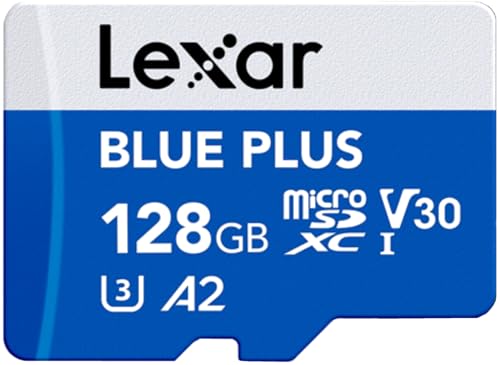 microSDXCカード 128GB BLUE PLUSシリーズ V30 UHS-I U3 A2 1