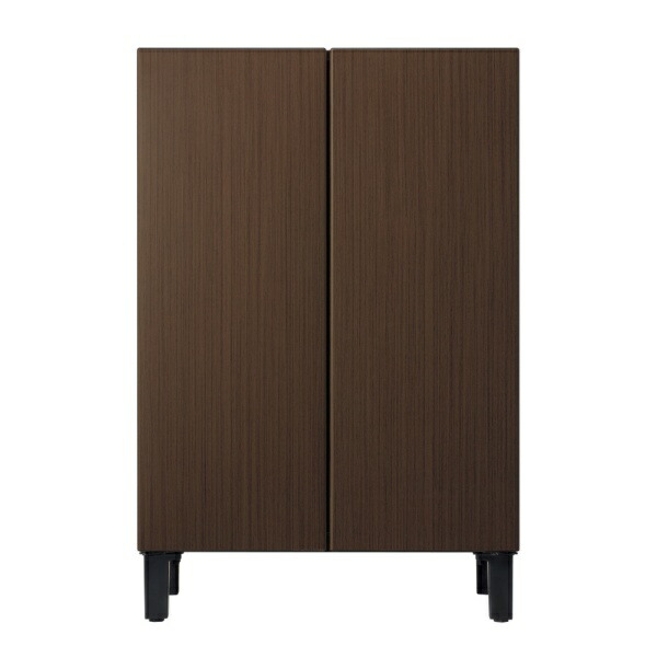 家具冷蔵庫 ブラウンウッド 1