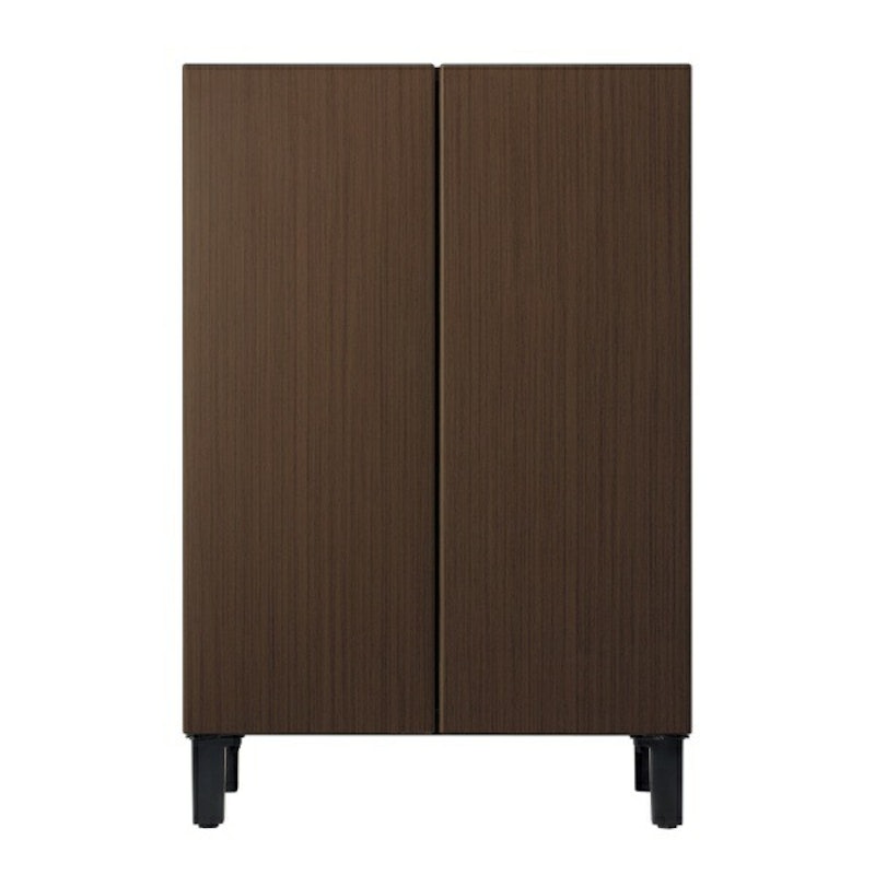 家具冷蔵庫 ブラウンウッド 1