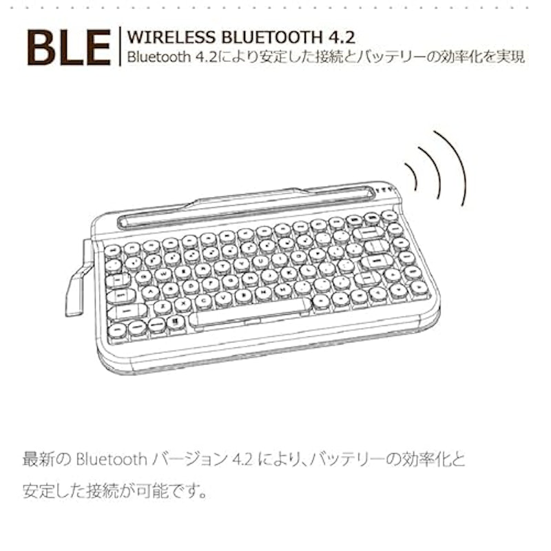 タイプライター風レトロキーボード PENNA 3