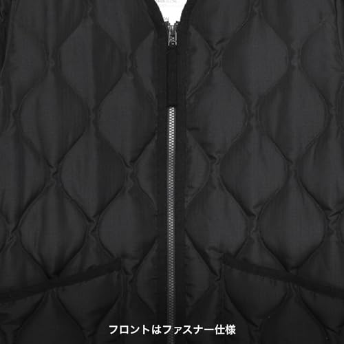 ミリタリー Vネックジップ ダウンジャケット 5
