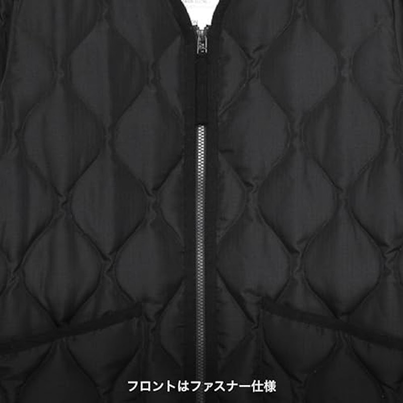 ミリタリー Vネックジップ ダウンジャケット 5