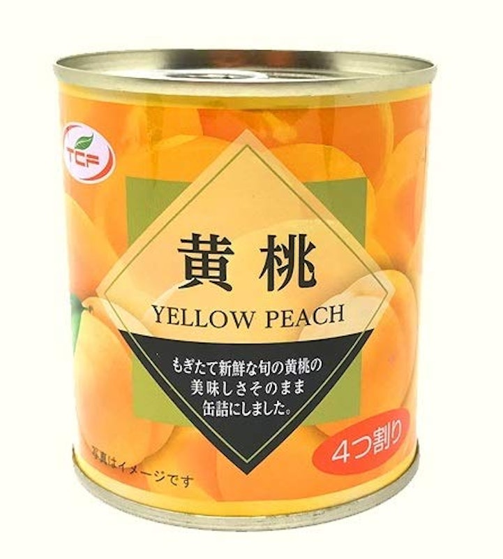 黄桃4つ割り 5号缶 1