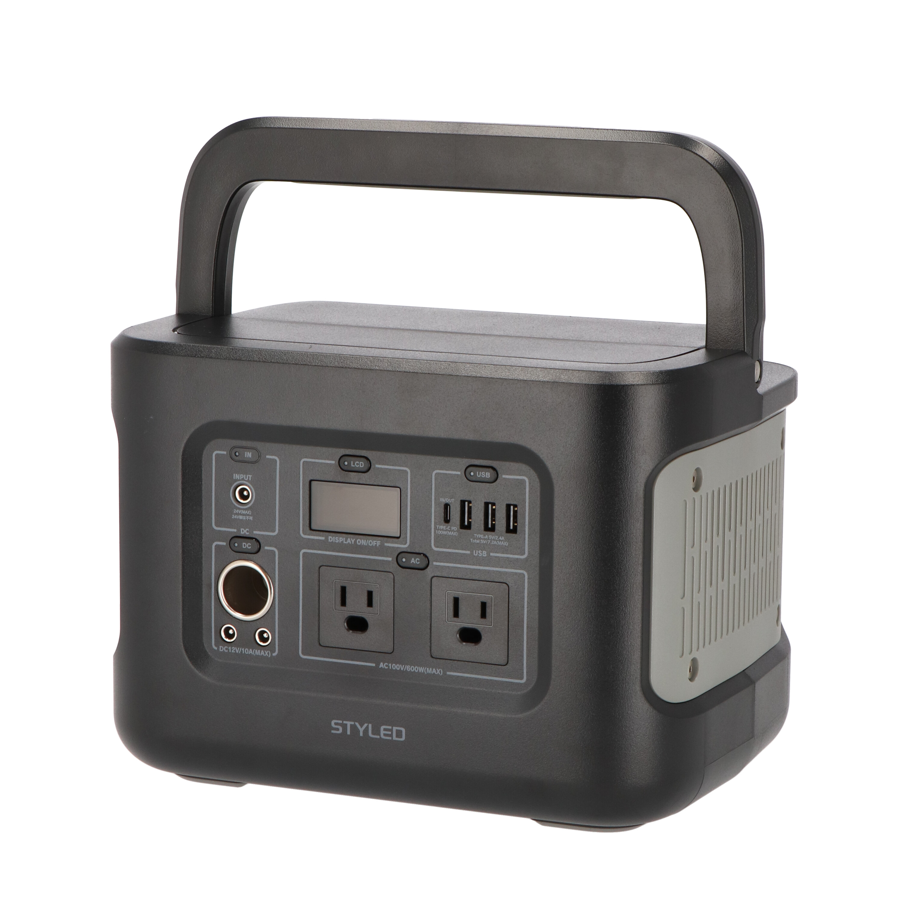 STYLED ポータブル電源 DEP6A2BKを検証レビュー！キャンプ用ポータブル