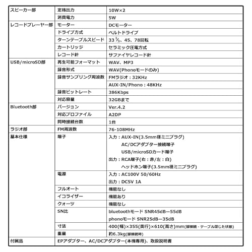 レコードテーブル 7