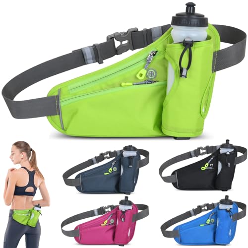 ランニングポーチ ペットボトルホルダー ベルトストッパー付 ダークグレー ランニングポーチ ペットボトルホルダー ベルトストッパー付