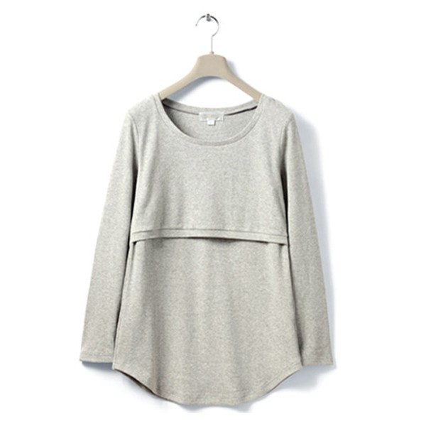 シンプル授乳トップス 15