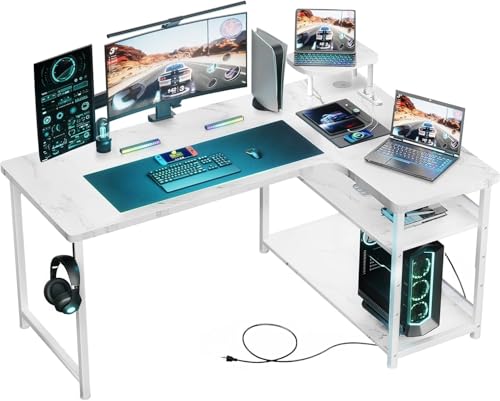ゲーミングデスク パソコンデスク 白 電動 昇降式デスク USB コンセント付き 昇降式デスク ゲーミングデスク PCデスク ホワイト 静音