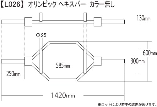 レギュラー ヘキスバー カラー無し 2