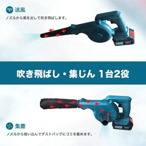 充電式ブロワー 6