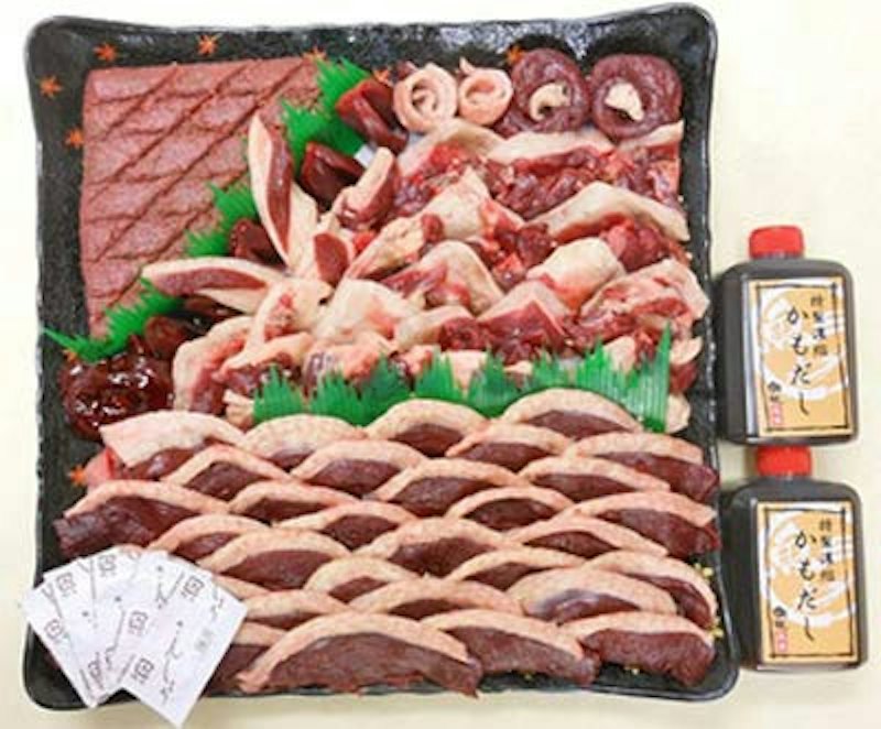 天然真鴨鍋セット 1