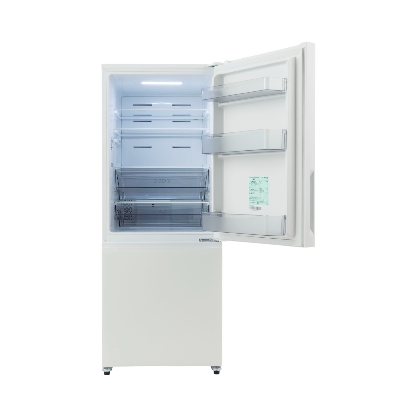 【美品】Hisense ハイセンス 冷蔵庫 HI-G260HW 2024年製 冷凍冷蔵庫 ホワイト HR-G260HW [幅55cm /257L /2ドア /右開きタイプ