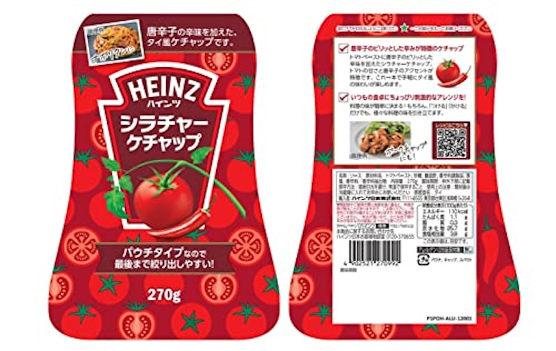 シラチャーケチャップ パウチタイプ 2