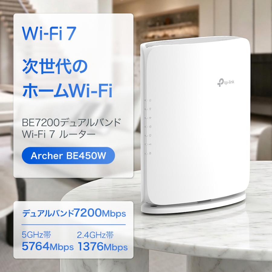 デュアルバンドWi-Fi 7ルーター 2