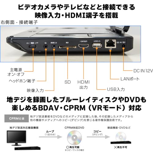ポータブルブルーレイプレーヤー 6