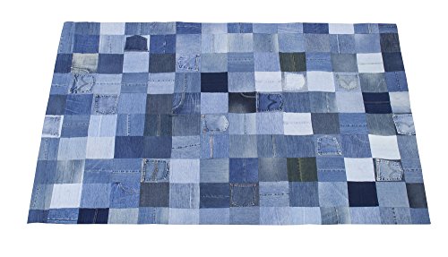 デニム 編み込み ラグ ラグマット デニムラグのおすすめ人気