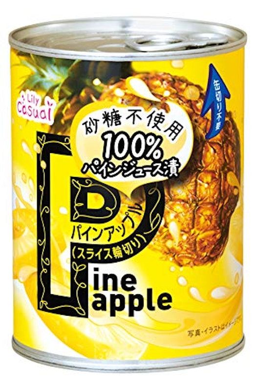 パインスライス 100%ジュース漬け 1