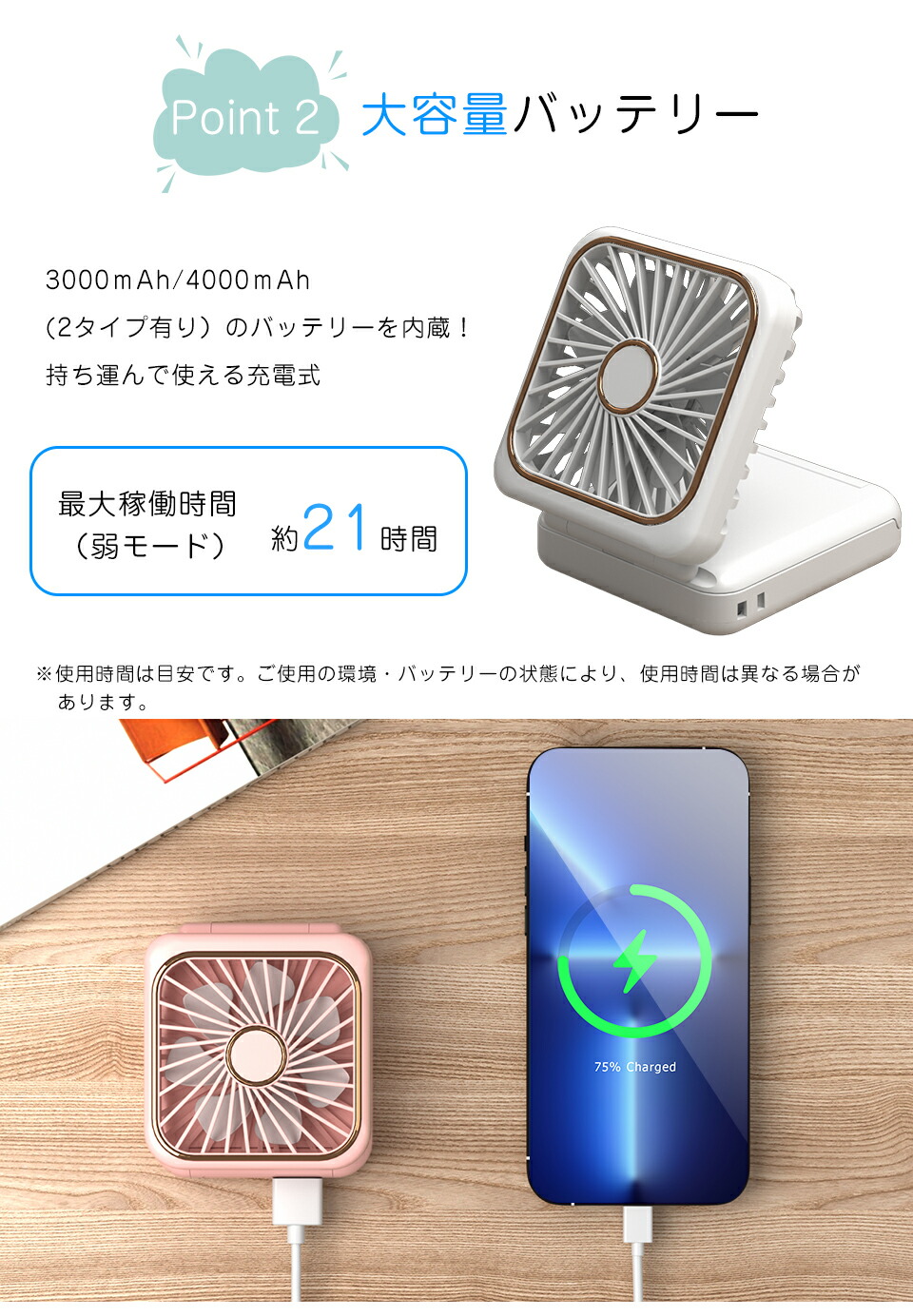 6way ハンディファン 5