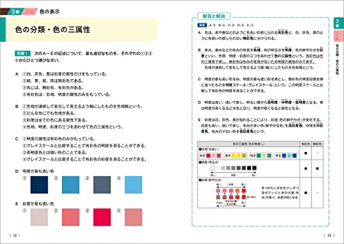 AFT認定色彩講師が教える! 色彩検定2級・3級 分野別ポイント解説問題集 2