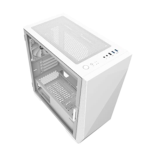 ASUS PRIME 取り混ぜ CASE ホワイト ミニタワー 自作PCケース