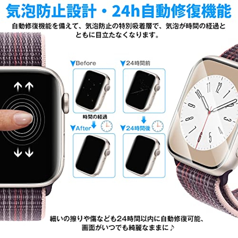 Apple Watch 45mm・44mm フィルム 8