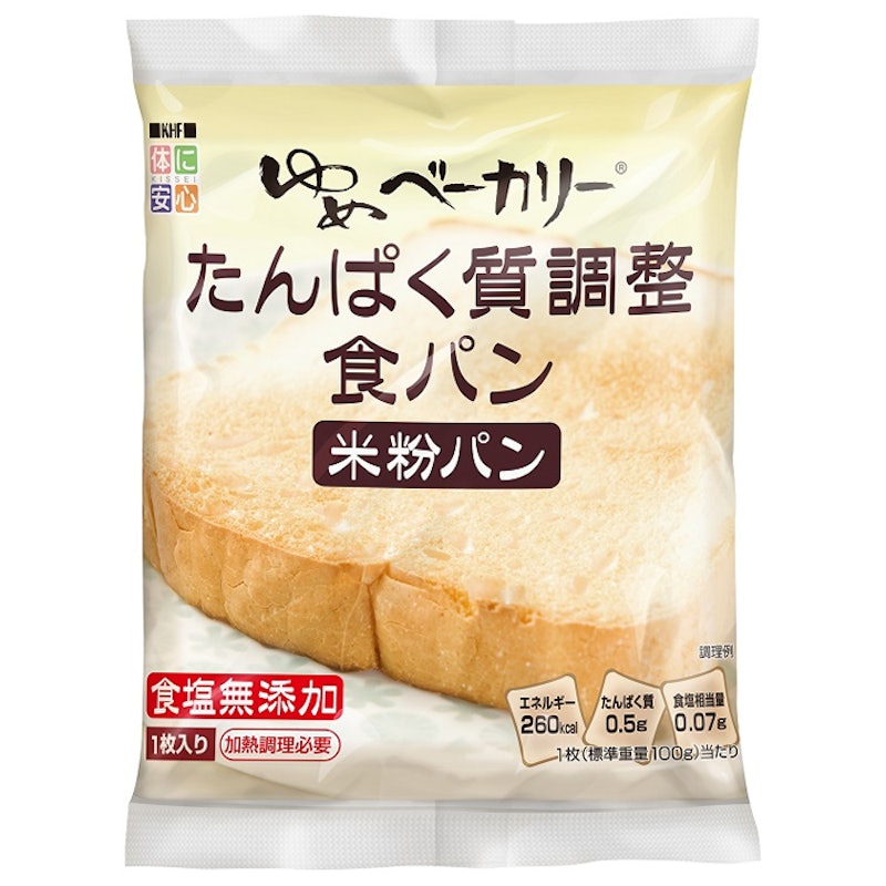 ゆめベーカリー たんぱく質調整食パン 1