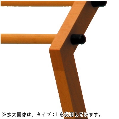 木製タオル掛けスタンド Rタイプ 3