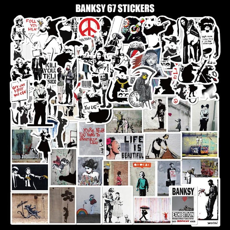 BANKSY ステッカー 1