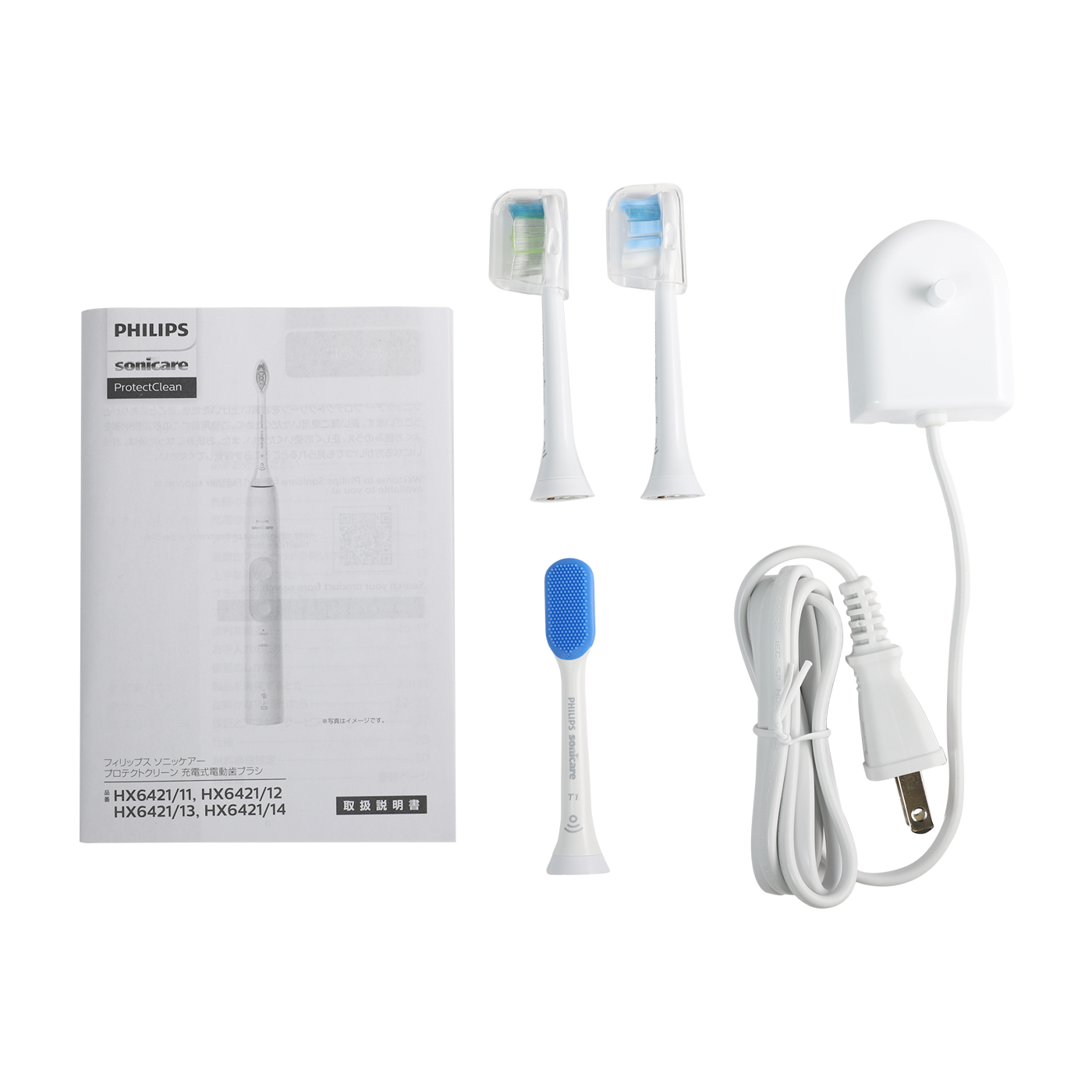 フィリップス ソニッケアー プロテクトクリーン プラス 電動歯ブラシ ホワイト HX6421/02 PHILIPS（フィリップス） ソニッケアー プロテクトクリーン〈プラス