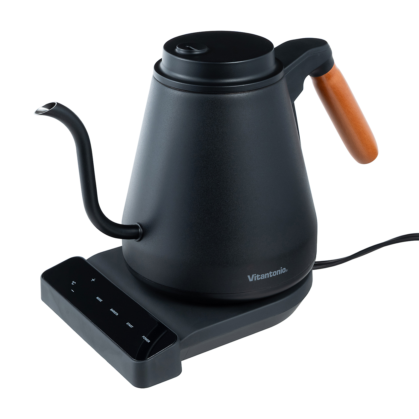 Focustar 電気ケトル コーヒー 細口 1L ドリップケトル 電気 1200W